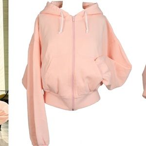 Heavy Manners Zip Up Hoodie in Honey Pie